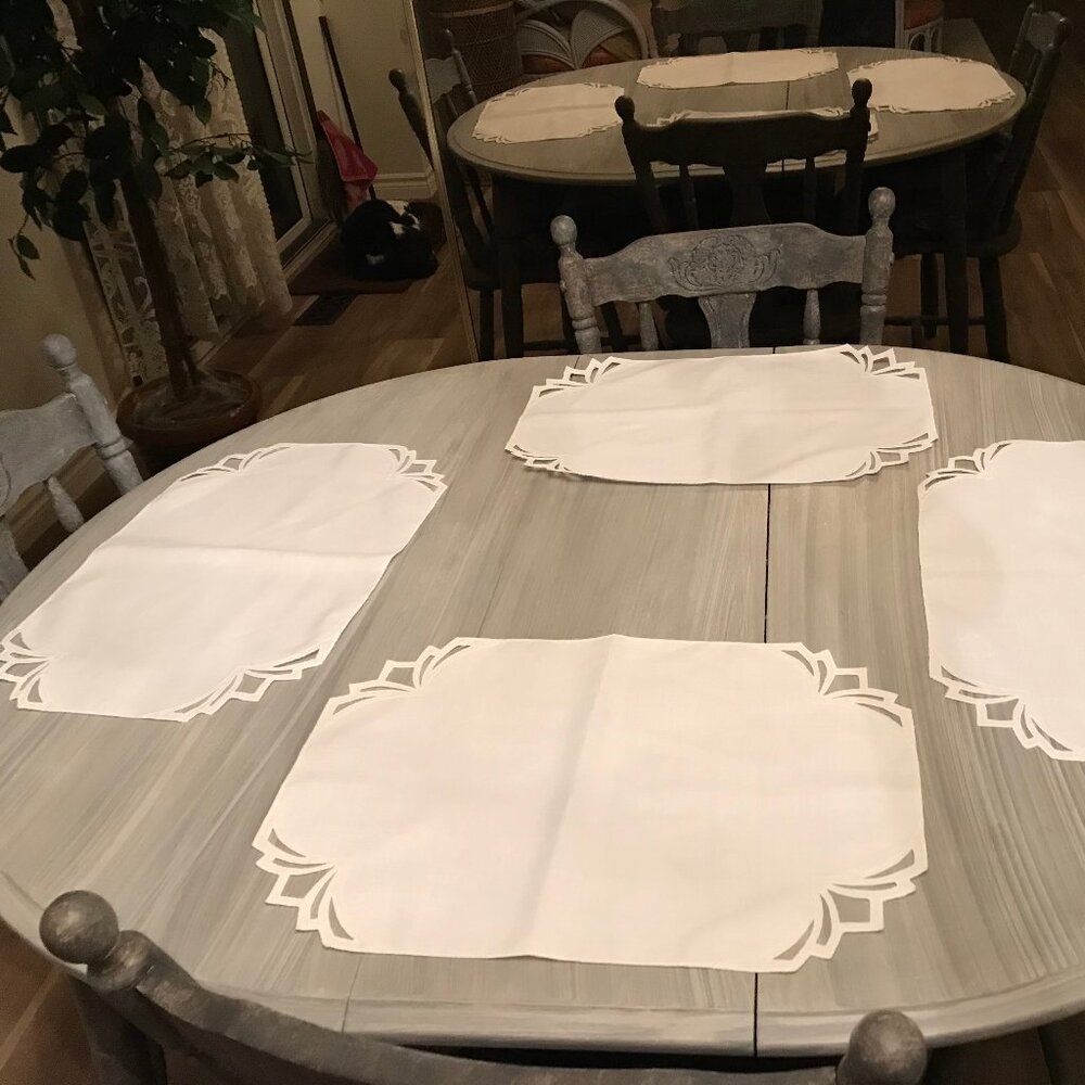 Set Of Four Cotton Placemats